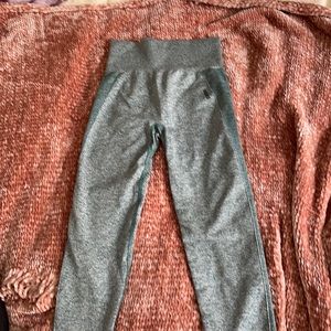 Gymshark flex high waisted leggings- dark green marl